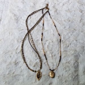 2 in 1 Cute Beaded Necklace